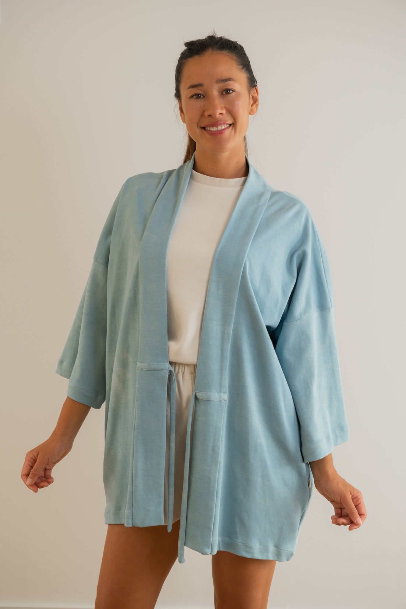 MIA Moda Regenerativa Kimono Kimono Ensueño unisex - azul índigo
