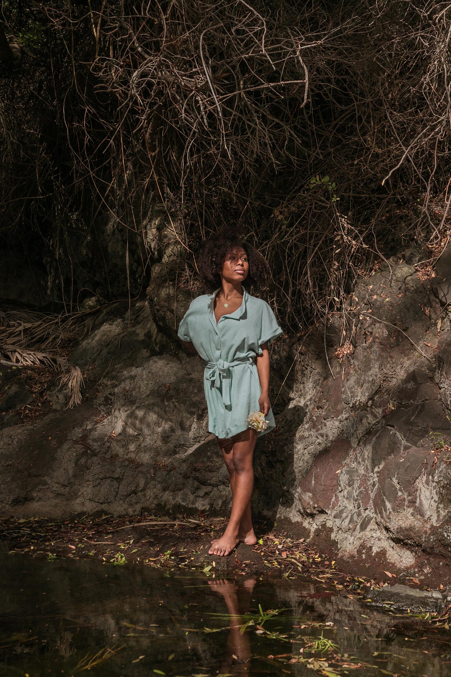MIA Moda Regenerativa Monos L / Agua Mono Quemono - agua