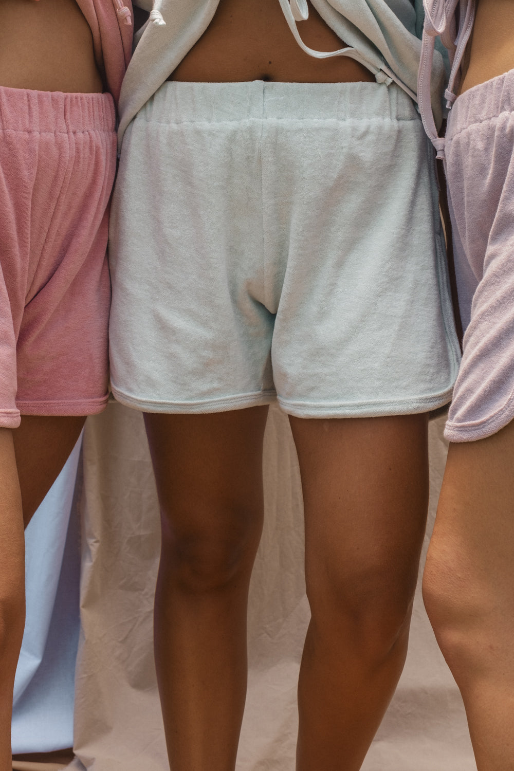 MIA Moda Regenerativa Pantalones cortos Short Casual Terry - lavanda