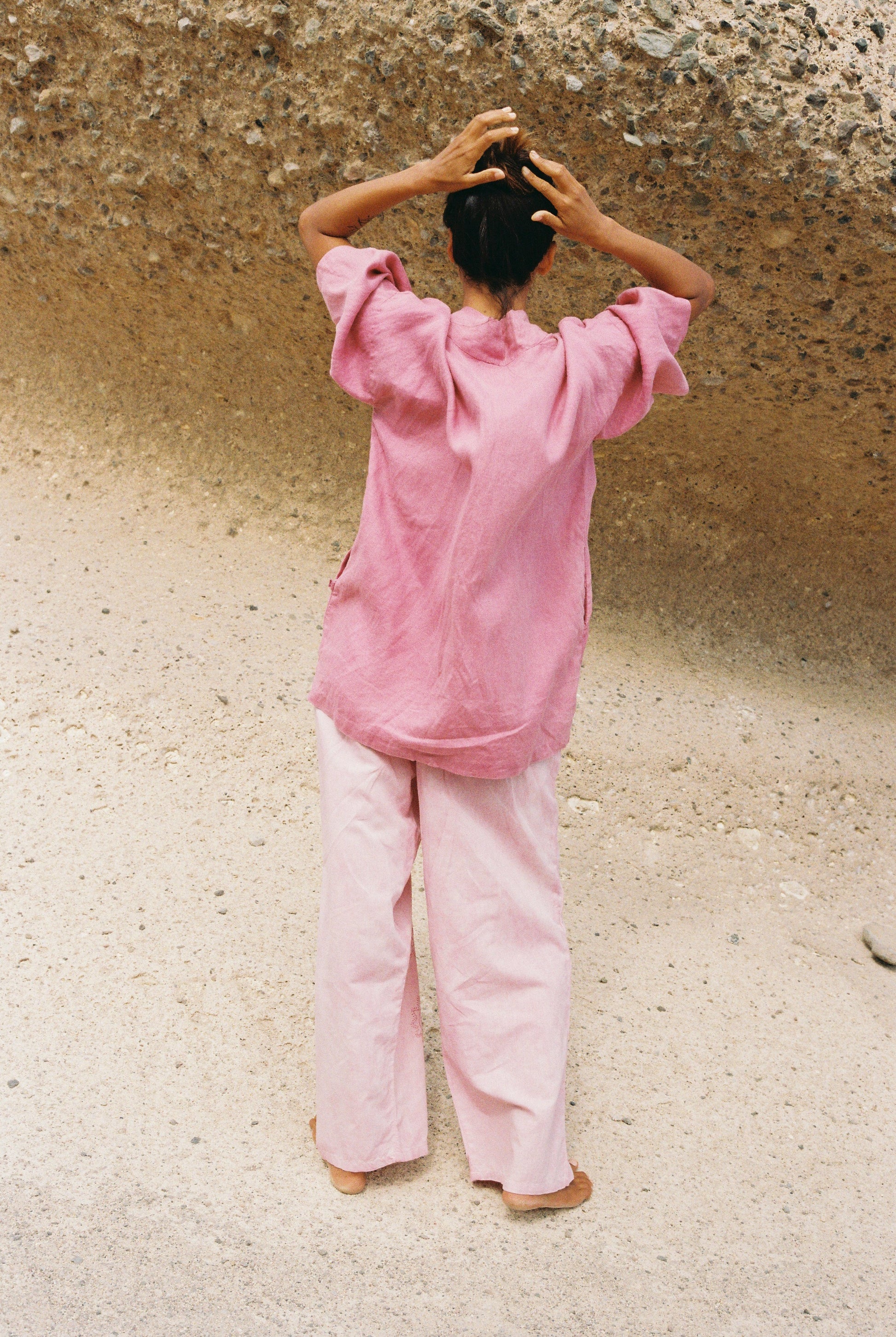 MIA Moda Regenerativa pantalones largos XS / cochinilla / Sin bordar Pantalón Siembra