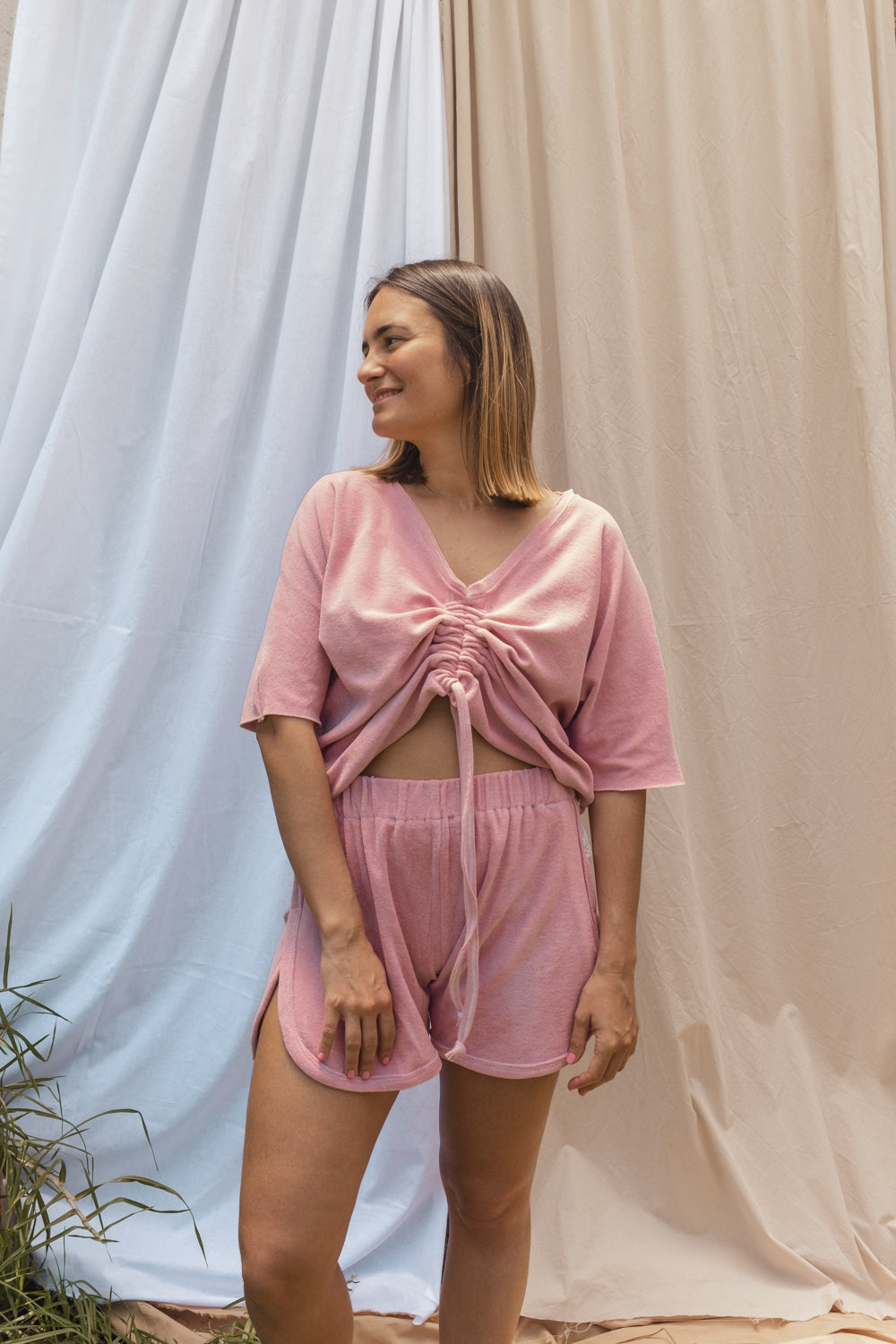 MIA Moda Regenerativa Ropa y accesorios M Top Cozy terry - medio