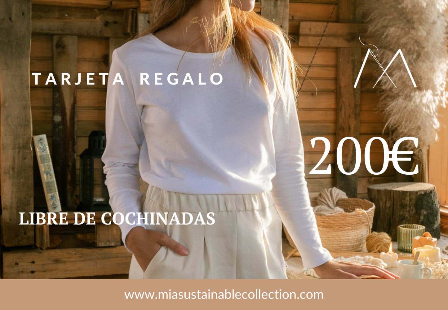 MIA Moda Regenerativa Tarjeta de regalo 200€ Tarjeta Regalo