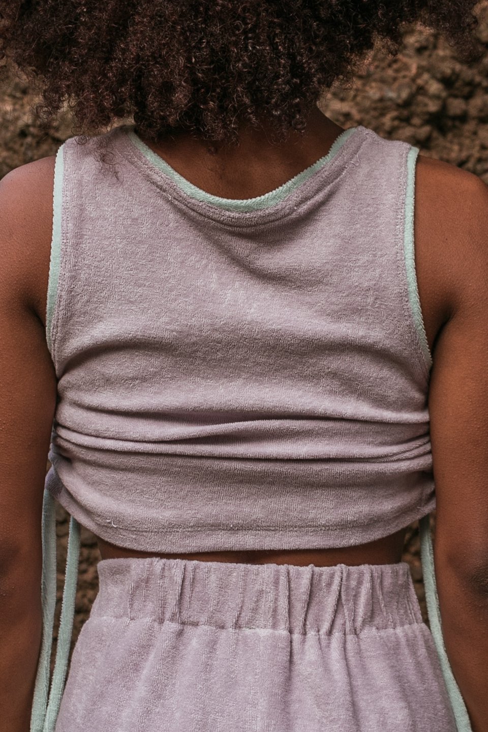 MIA Moda Regenerativa Tops L Top Terry - lavanda