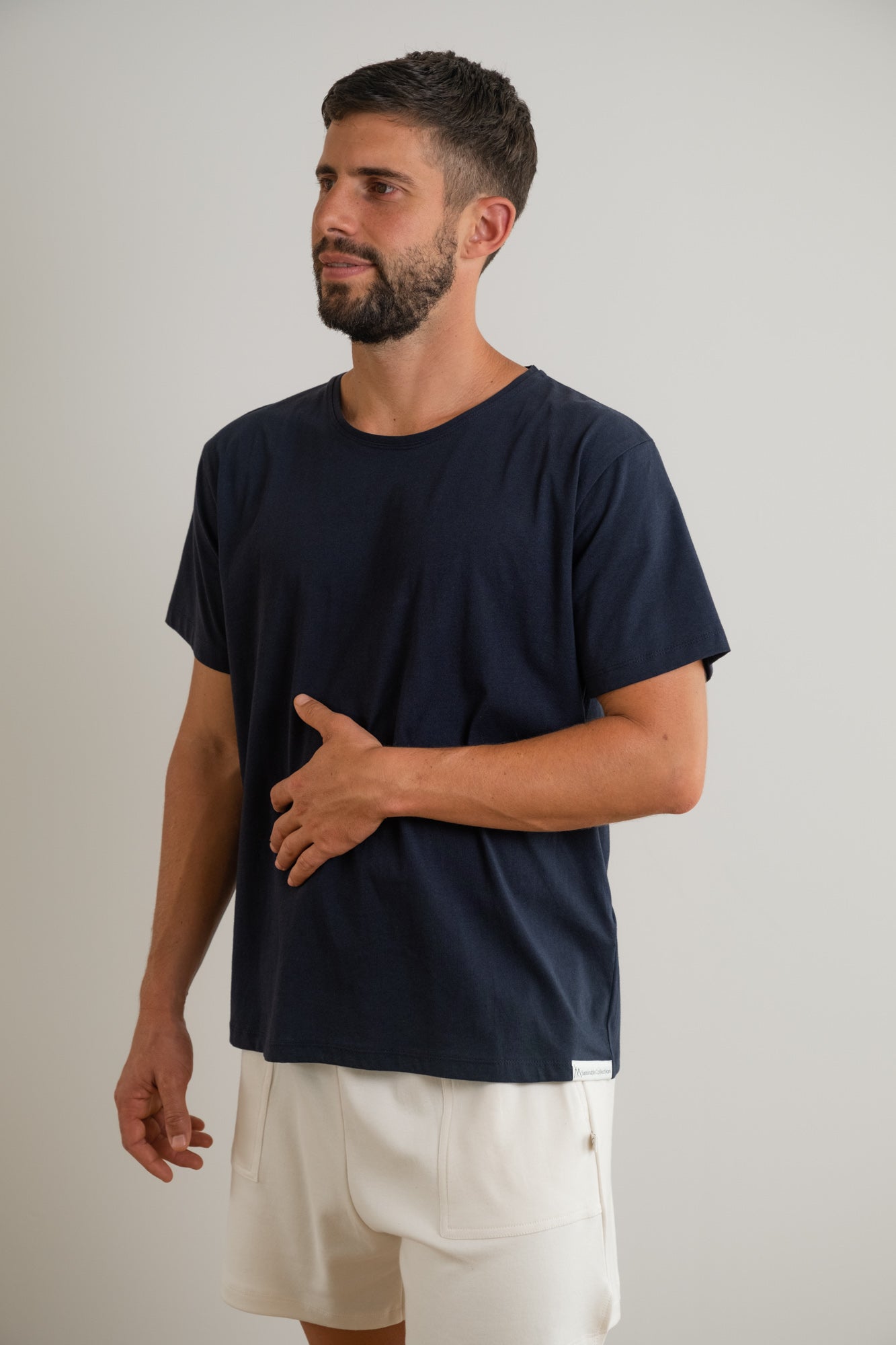 MIA Moda Regenerativa Camisetas M Camiseta Esencial hombre - azul
