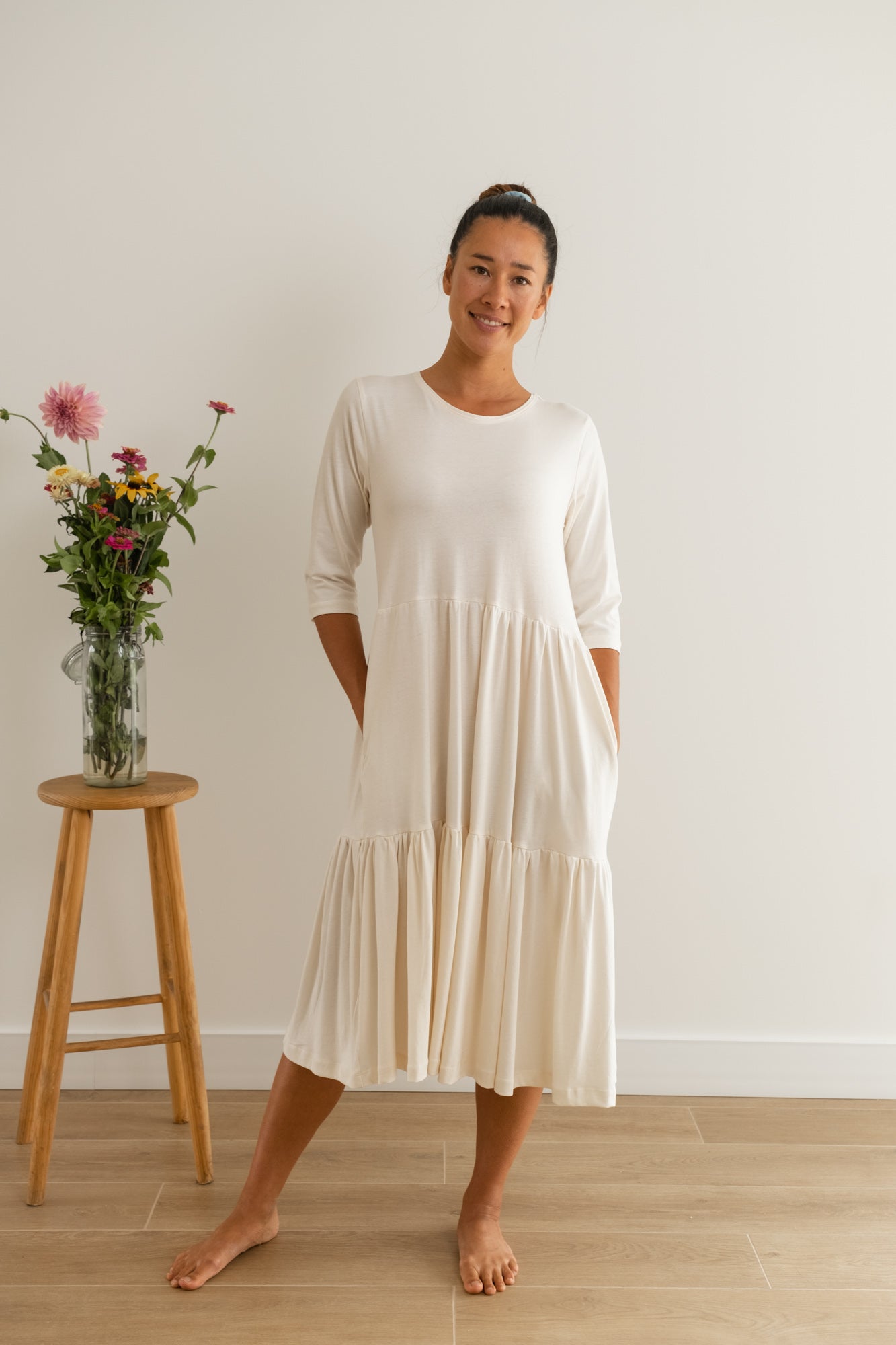MIA Moda Regenerativa Ropa y accesorios L Vestido Everyday 2.0 - natural