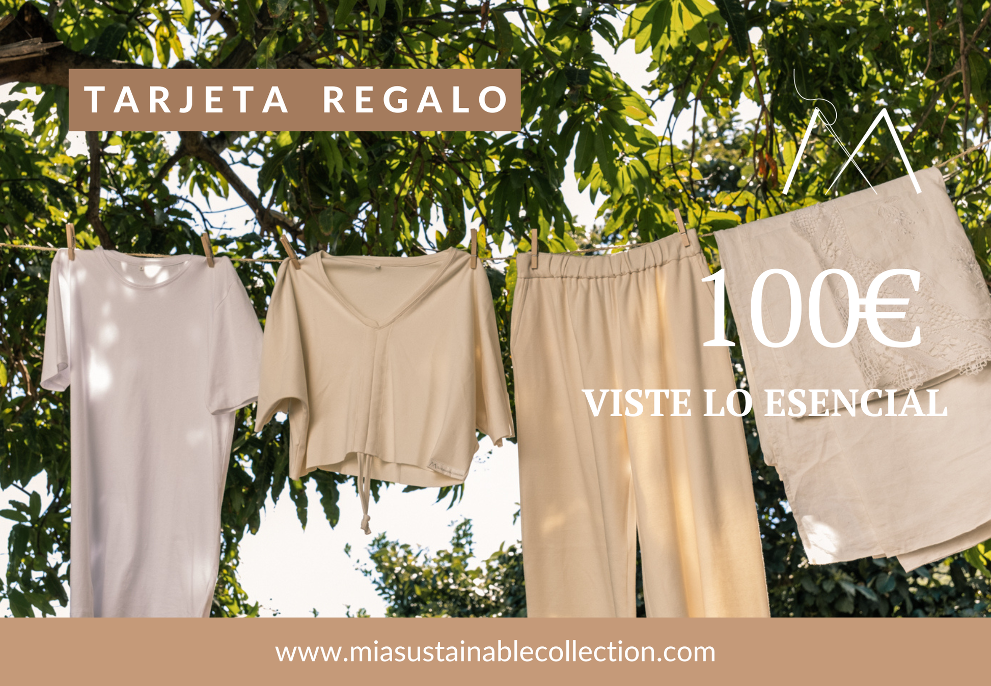 MIA Sustainable Collection Tarjeta de regalo 100 / On-line Tarjeta Regalo